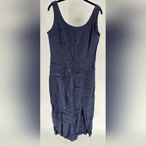 Elegant Navy Midi Dress